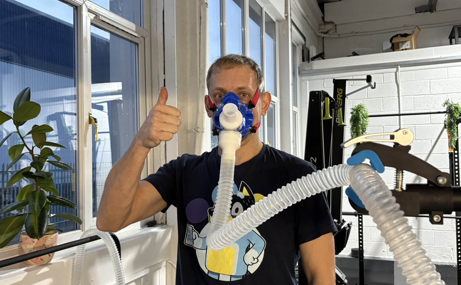 VO₂Max testing with mask